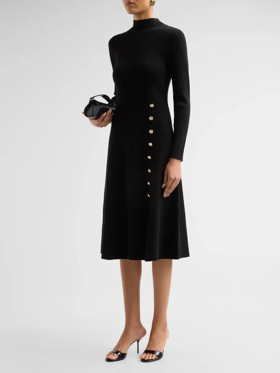 Elie Tahari Women's The Adhara Knee-Length Sweaterdress | Thumbnail 4 Elie Tahari Women's The Adhara Knee-Length Sweaterdress | Thumbnail 4