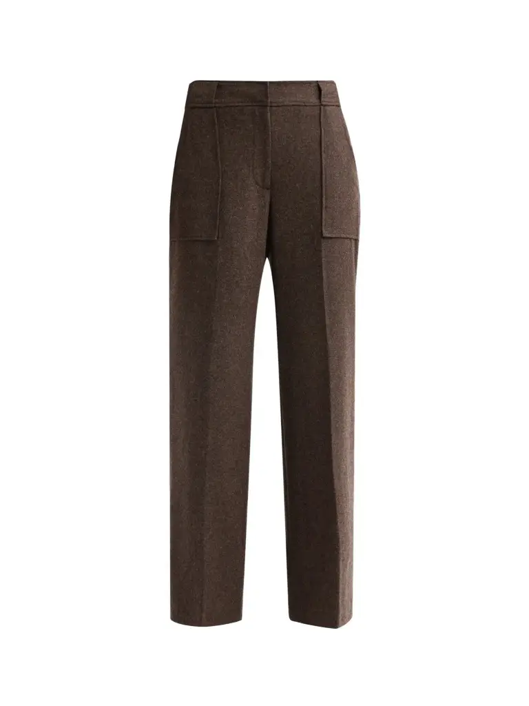 Women's Nathalie Wool-Blend Slim-Fit Pants