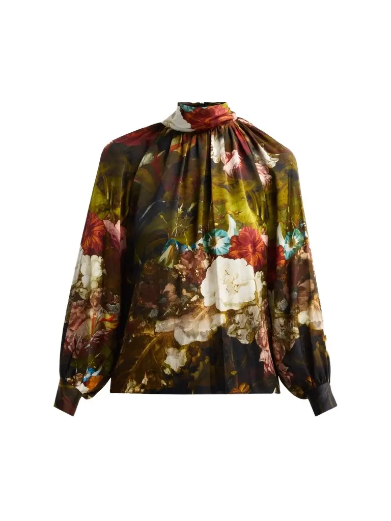 Elie Tahari Women's The Vivian Printed Blouse