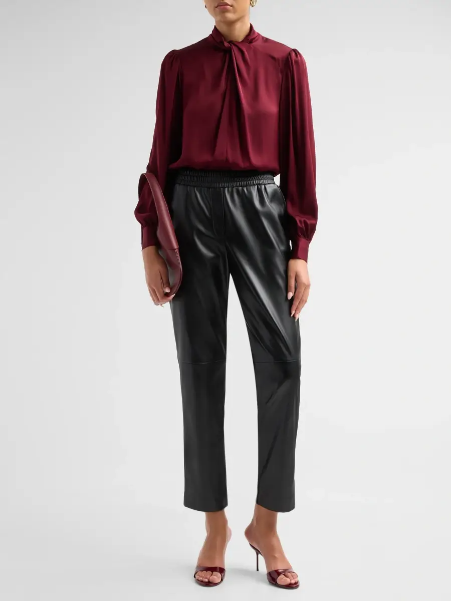 Elie Tahari Women's The Lola Knotted Blouse | Thumbnail 2 Elie Tahari Women's The Lola Knotted Blouse | Thumbnail 2