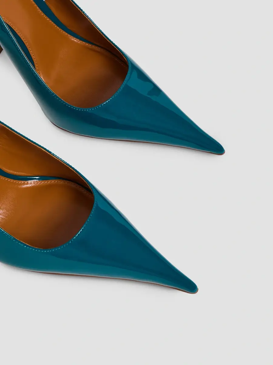 Retrofête Women's Carrie 110MM Patent Leather Slingback Pumps | Thumbnail 5 Retrofête Women's Carrie 110MM Patent Leather Slingback Pumps | Thumbnail 5
