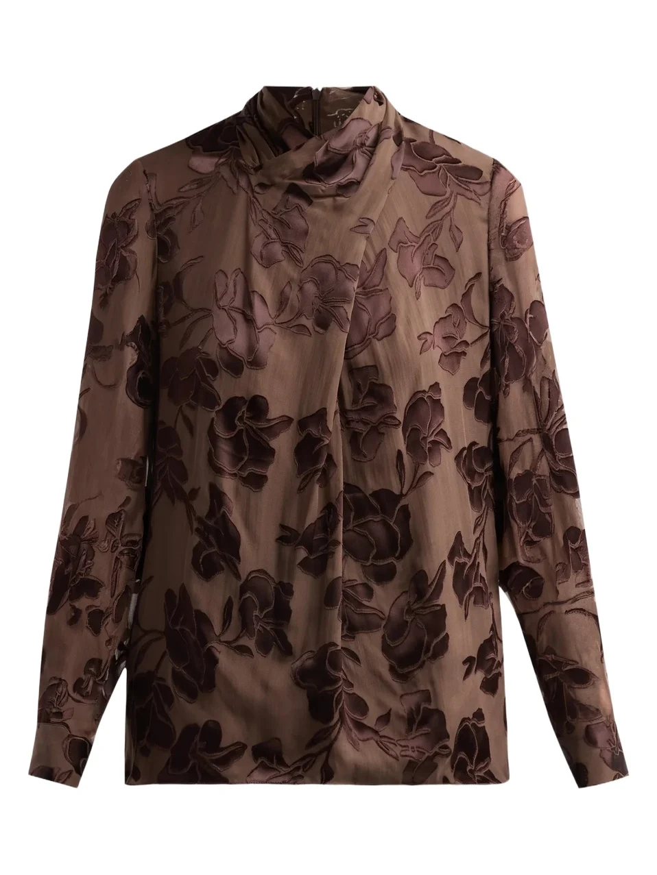 Elie Tahari Women's Tiffany Semi-Sheer Blouse
