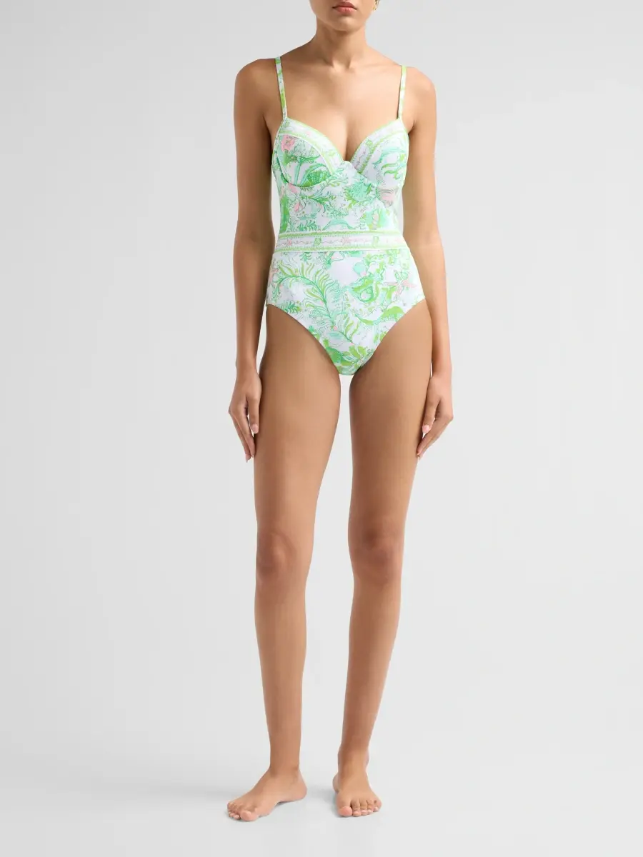 Lilly Pulitzer Women's Palma Ship To Shore One-Piece Swimsuit | Thumbnail 2 Lilly Pulitzer Women's Palma Ship To Shore One-Piece Swimsuit | Thumbnail 2