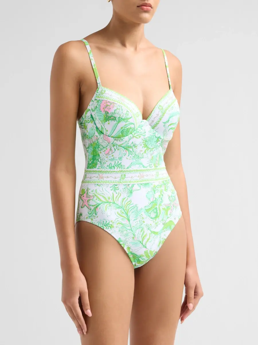 Lilly Pulitzer Women's Palma Ship To Shore One-Piece Swimsuit | Thumbnail 4 Lilly Pulitzer Women's Palma Ship To Shore One-Piece Swimsuit | Thumbnail 4