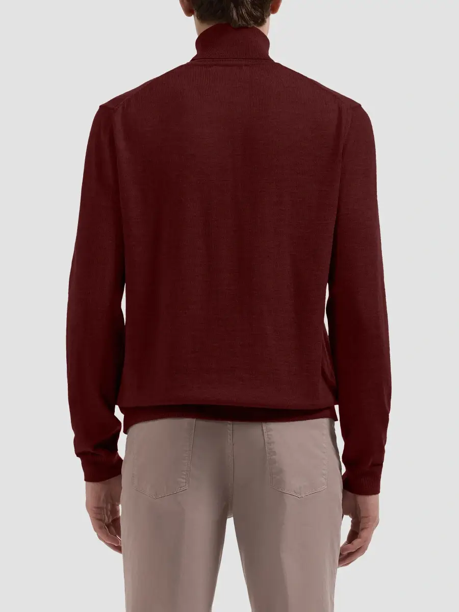 Bugatchi Men's George Merino Wool Turtleneck Sweater | Thumbnail 3 Bugatchi Men's George Merino Wool Turtleneck Sweater | Thumbnail 3