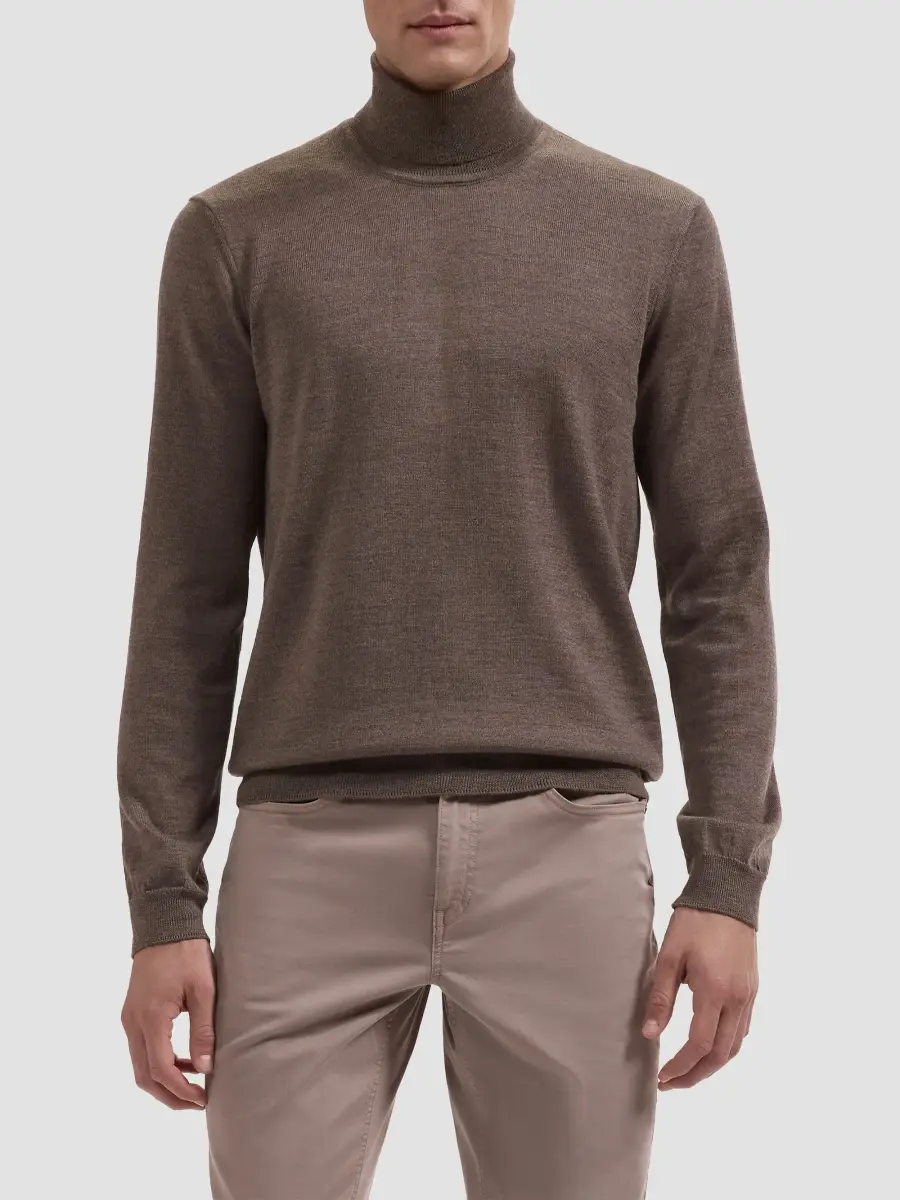 Bugatchi Men's George Merino Wool Turtleneck Sweater | Thumbnail 3