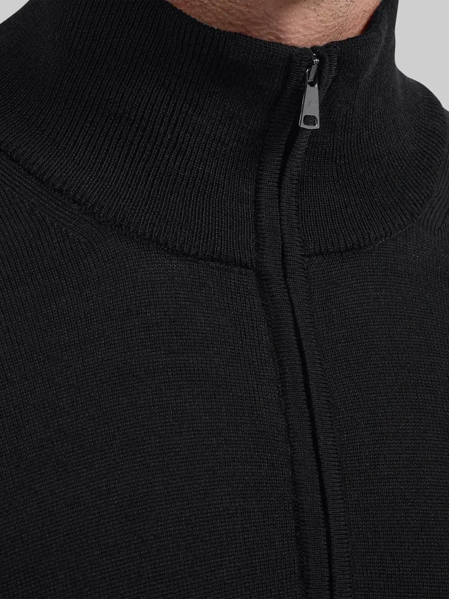 Bugatchi Men's Fred Quarter-Zip Merino Wool Sweater | Thumbnail 5 Bugatchi Men's Fred Quarter-Zip Merino Wool Sweater | Thumbnail 5
