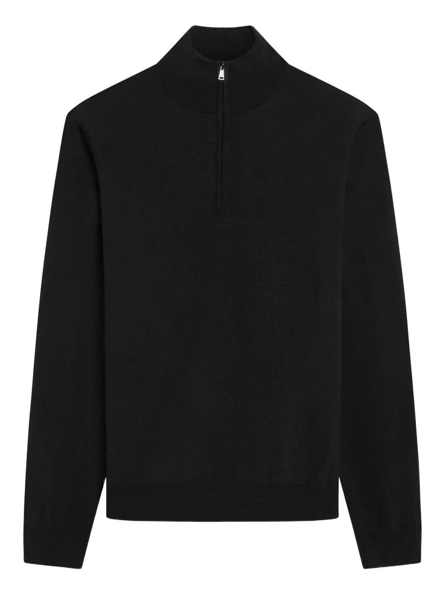 Men's Fred Quarter-Zip Merino Wool Sweater