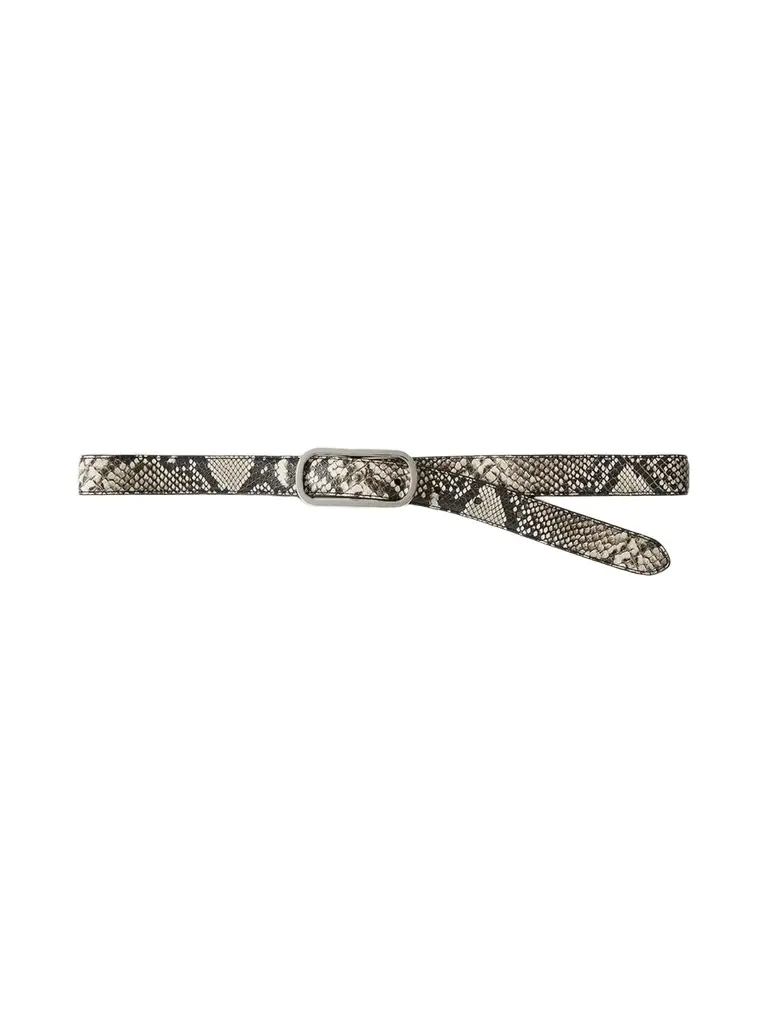 Women's Loop Snake-Embossed Belt