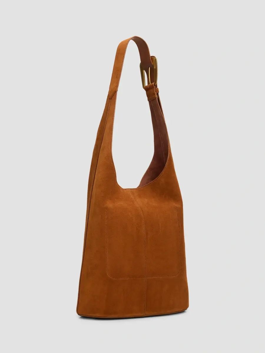 Veronica Beard Women's Suede Large Loop Shoulder Bag | Thumbnail 3