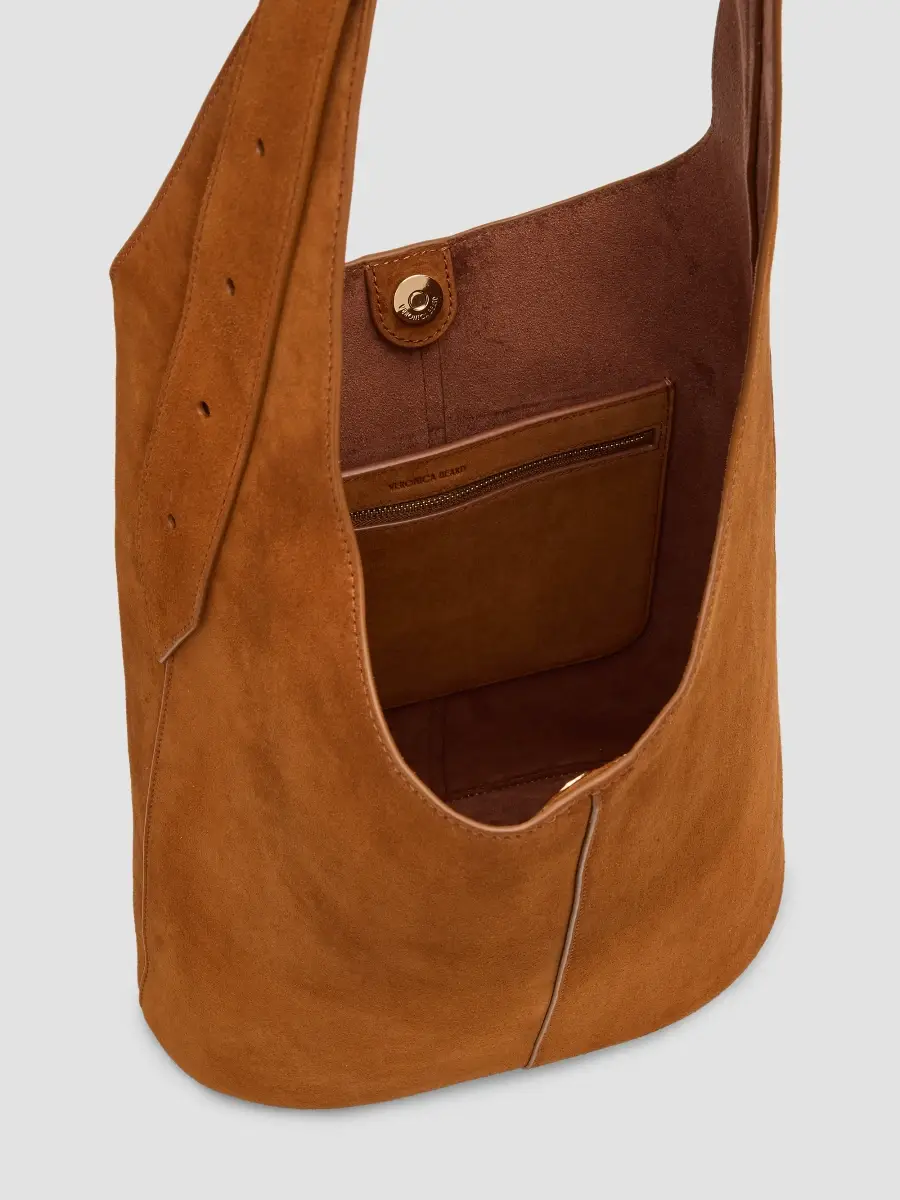 Veronica Beard Women's Suede Large Loop Shoulder Bag | Thumbnail 4