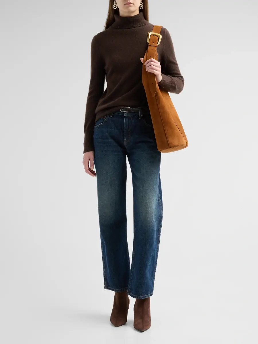 Veronica Beard Women's Suede Large Loop Shoulder Bag | Thumbnail 5