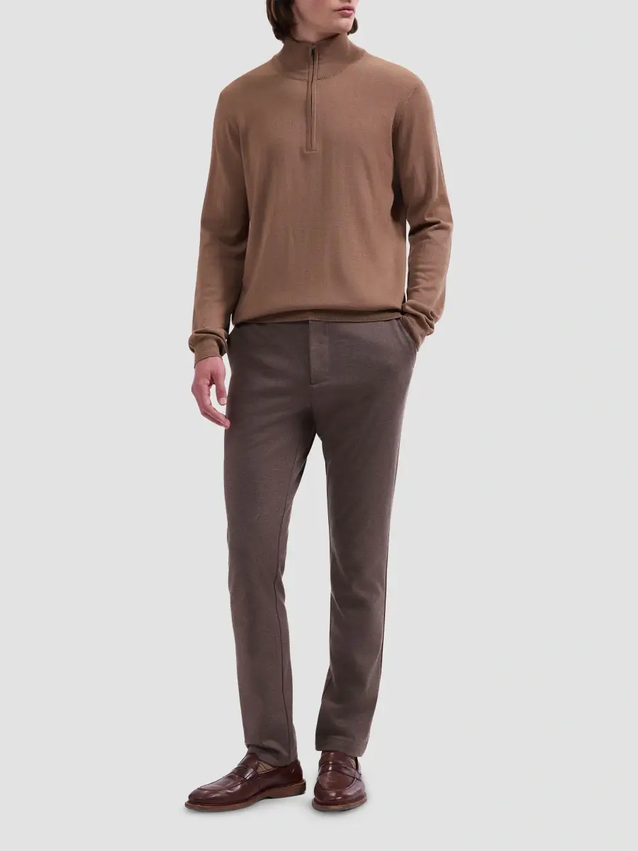 Bugatchi Men's Fred Quarter-Zip Merino Wool Sweater | Thumbnail 2 Bugatchi Men's Fred Quarter-Zip Merino Wool Sweater | Thumbnail 2