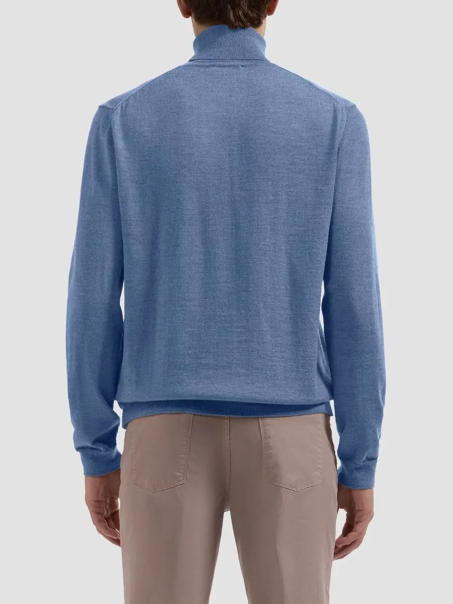 Bugatchi Men's George Merino Wool Turtleneck Sweater | Thumbnail 3 Bugatchi Men's George Merino Wool Turtleneck Sweater | Thumbnail 3