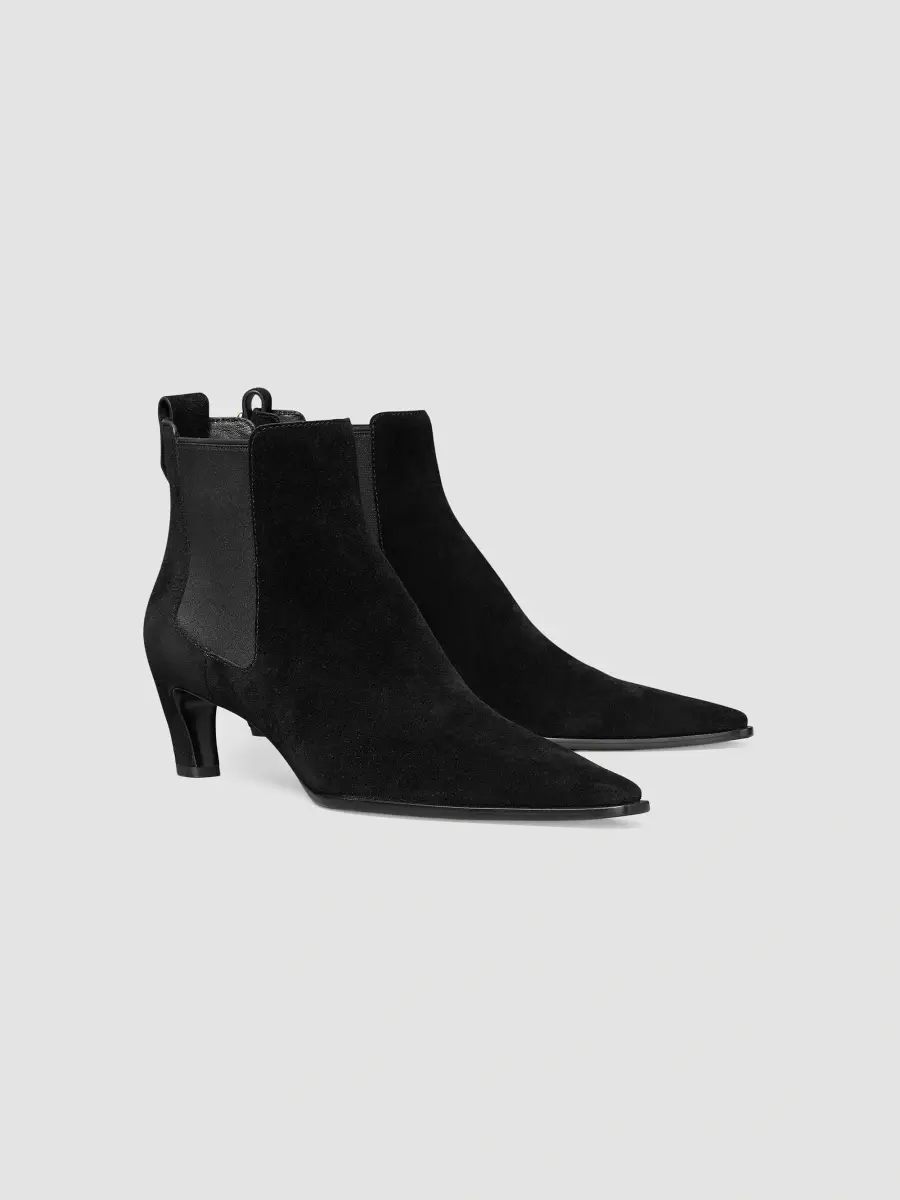 Tory Burch Women's Romy 45MM Suede Chelsea Boots | Thumbnail 2 Tory Burch Women's Romy 45MM Suede Chelsea Boots | Thumbnail 2