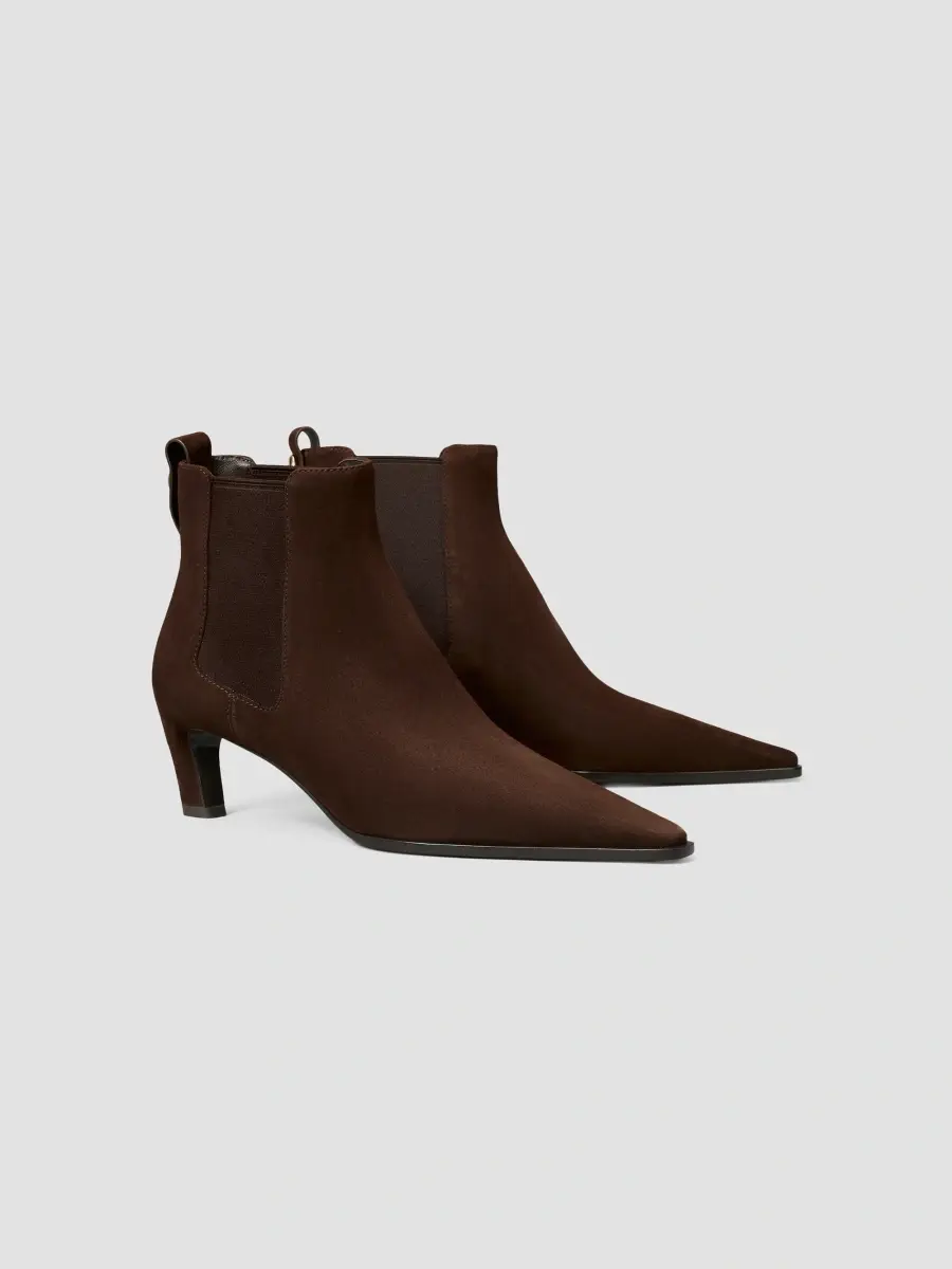 Tory Burch Women's Romy 45MM Suede Chelsea Boots | Thumbnail 2 Tory Burch Women's Romy 45MM Suede Chelsea Boots | Thumbnail 2