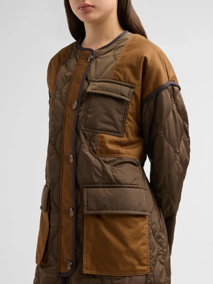 3.1 Phillip Lim Women's Quilted Nylon Combo Coat | Thumbnail 5 3.1 Phillip Lim Women's Quilted Nylon Combo Coat | Thumbnail 5