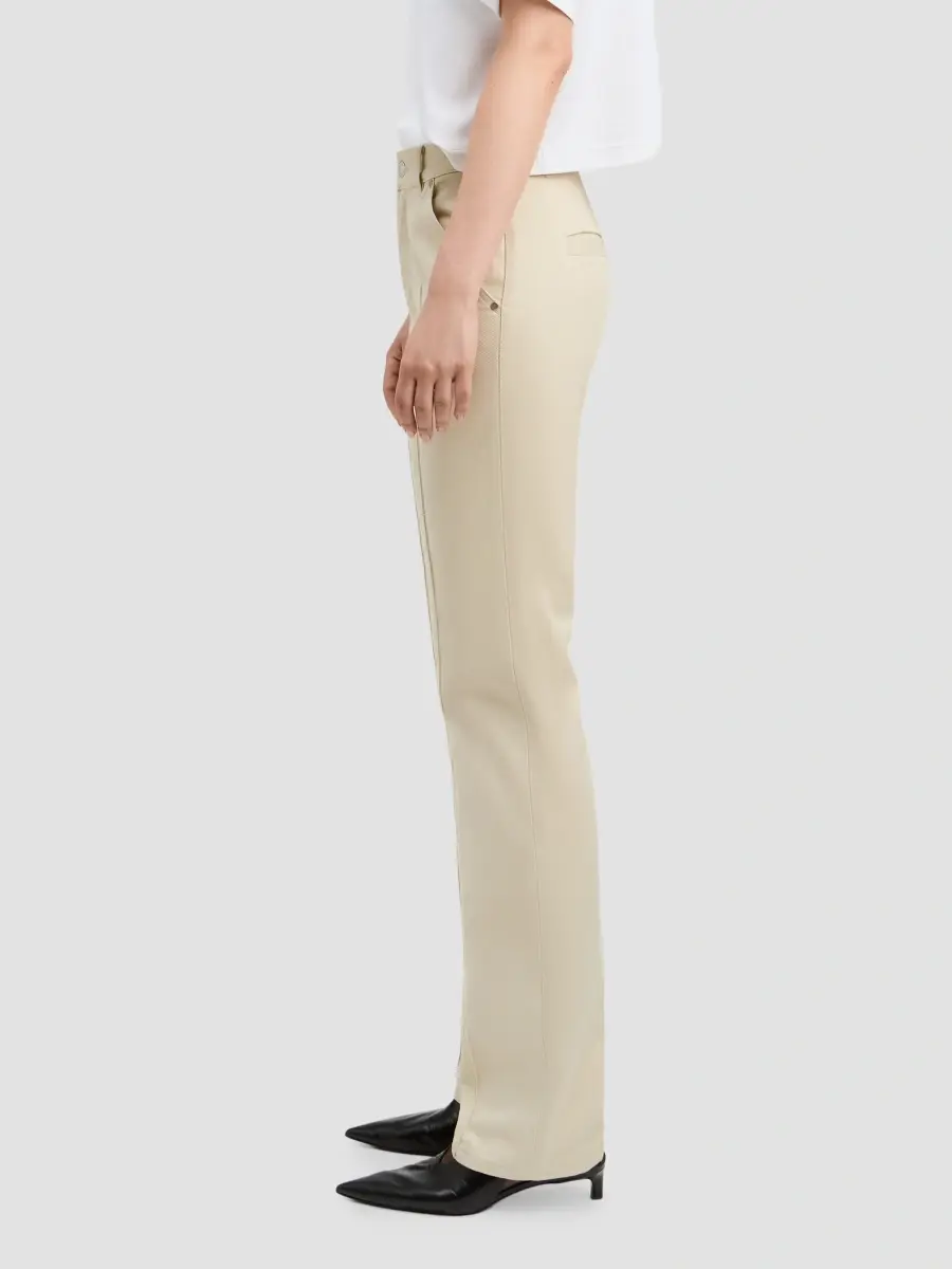 Derek Lam Women's Washed Cotton Twill Straight-Leg Jeans | Thumbnail 5 Derek Lam Women's Washed Cotton Twill Straight-Leg Jeans | Thumbnail 5