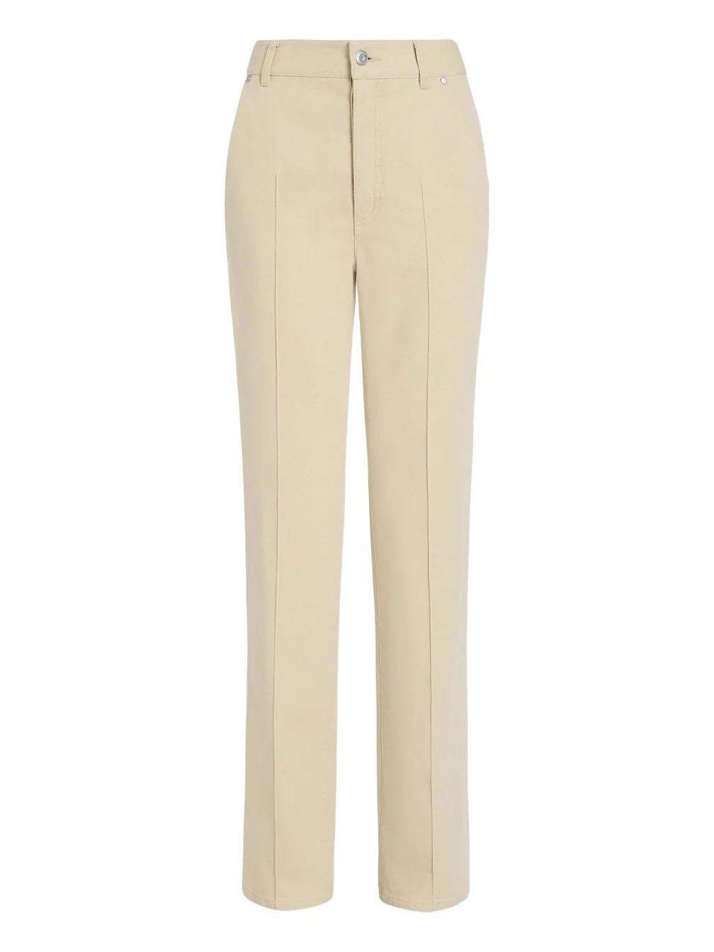 Derek Lam Women's Washed Cotton Twill Straight-Leg Jeans