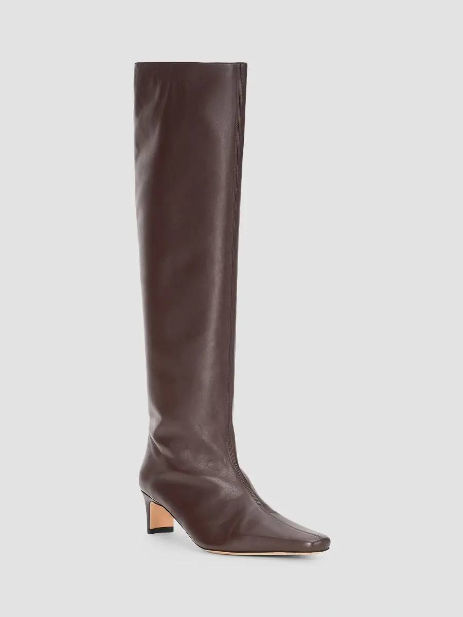 Staud Women's Wally 60MM Leather Boots | Thumbnail 2 Staud Women's Wally 60MM Leather Boots | Thumbnail 2