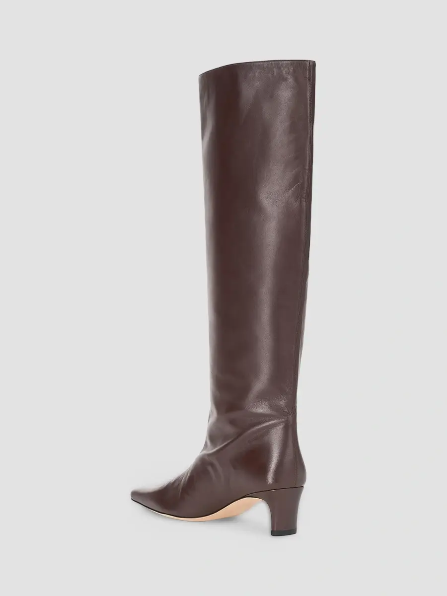 Staud Women's Wally 60MM Leather Boots | Thumbnail 3 Staud Women's Wally 60MM Leather Boots | Thumbnail 3