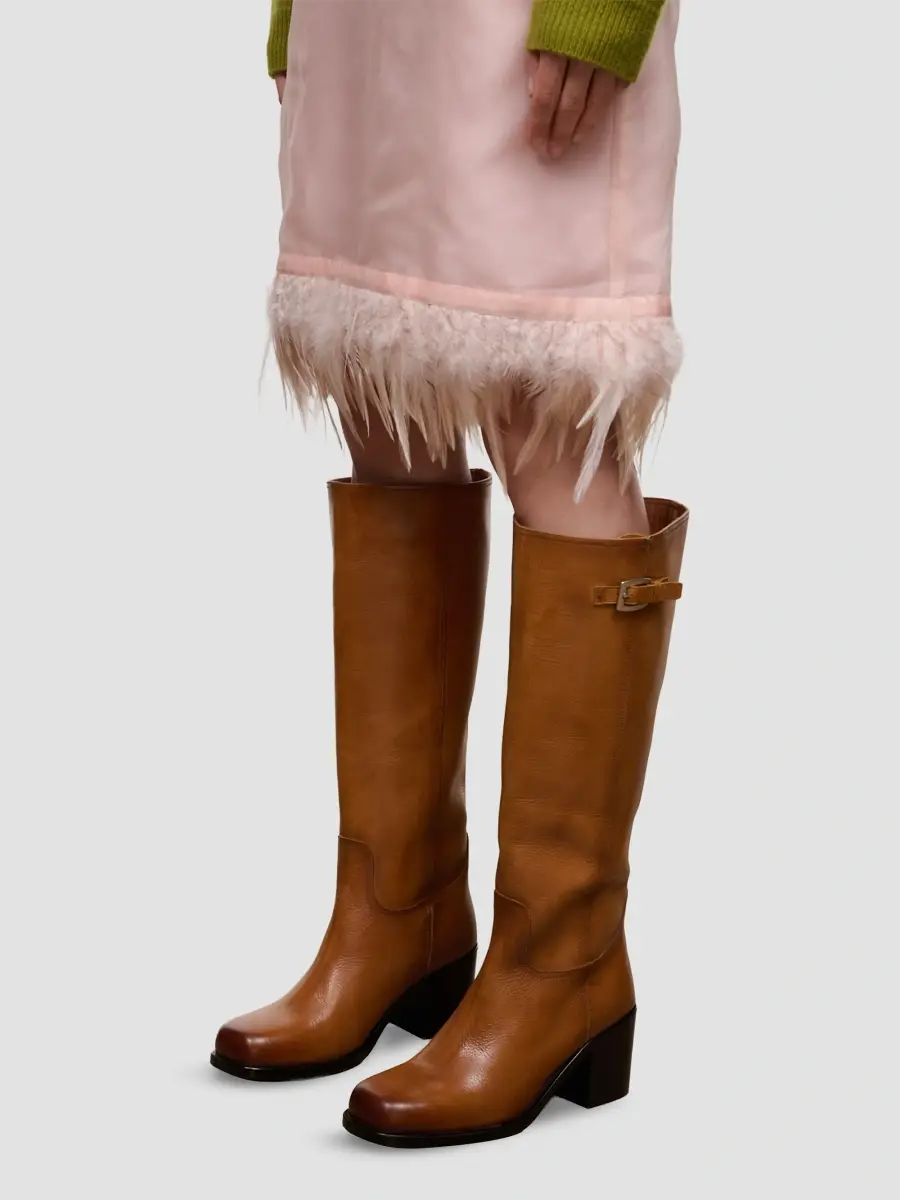 Staud Women's Brooklyn Leather Knee-High Boots | Thumbnail 2 Staud Women's Brooklyn Leather Knee-High Boots | Thumbnail 2