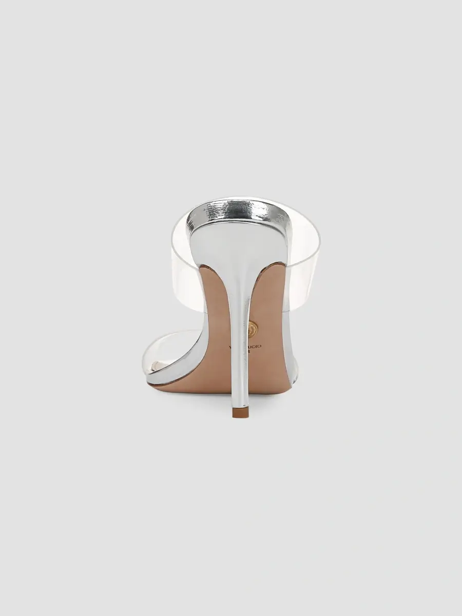 Veronica Beard Women's Asha Transparent Mules | Thumbnail 3
