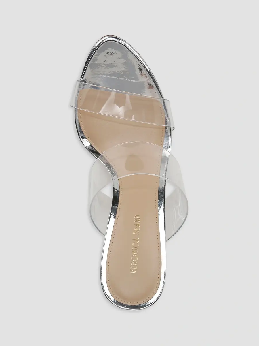 Veronica Beard Women's Asha Transparent Mules | Thumbnail 4