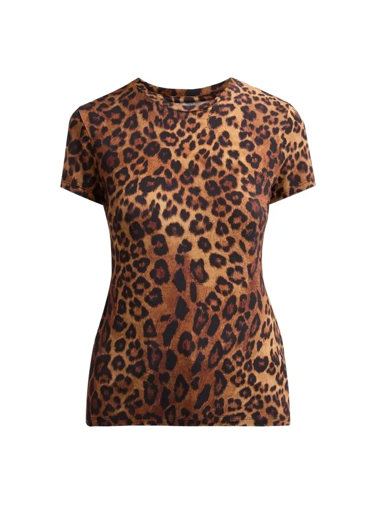 Women's Ressi Leopard-Print T-Shirt Women's Ressi Leopard-Print T-Shirt