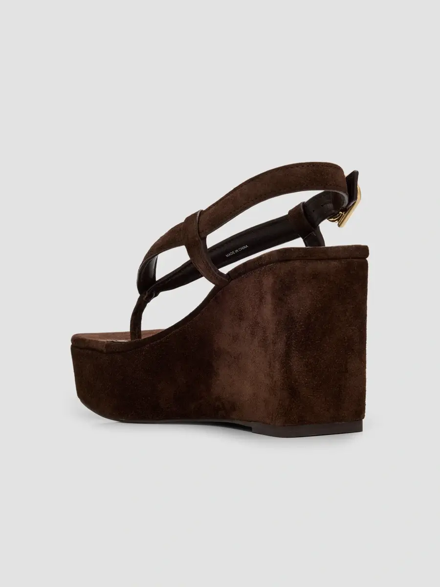 Cult Gaia Women's Shae 100MM Wedge Sandals | Thumbnail 4 Cult Gaia Women's Shae 100MM Wedge Sandals | Thumbnail 4