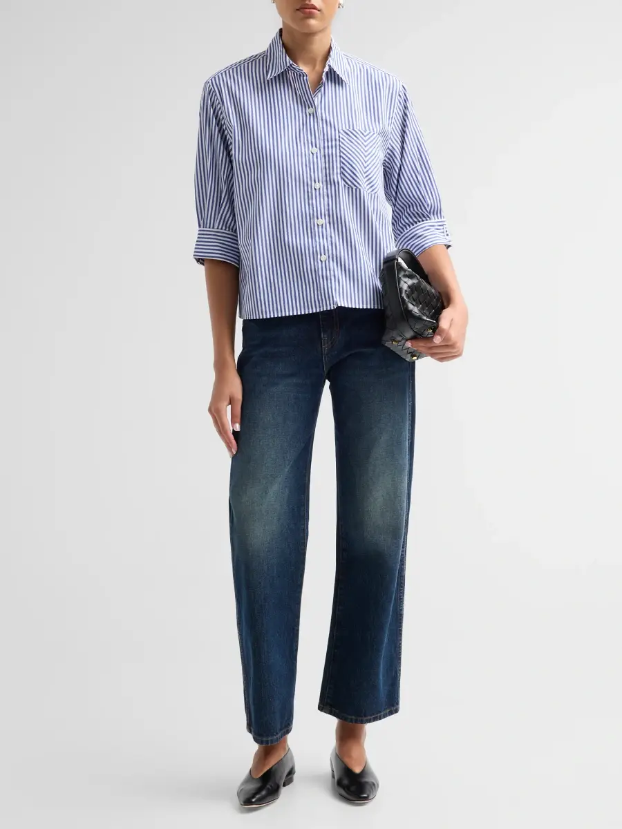 rag & bone Women's Lucia Striped Cotton Poplin Shirt | Thumbnail 2 rag & bone Women's Lucia Striped Cotton Poplin Shirt | Thumbnail 2