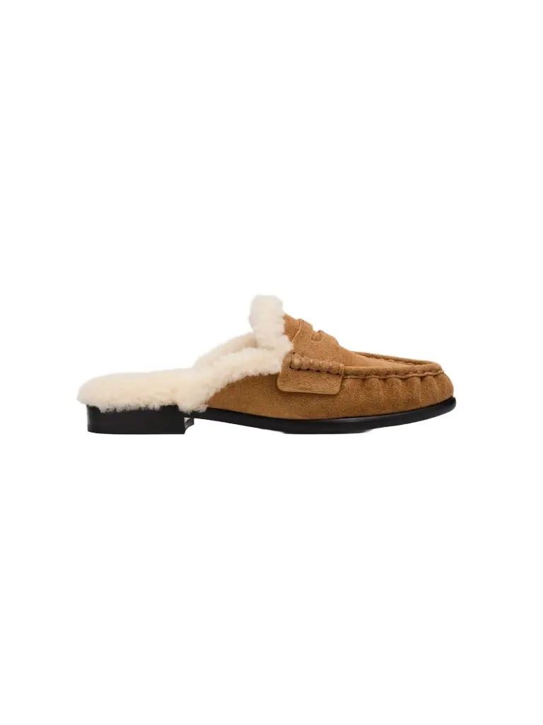 Women's Carter Shearling-Lined Suede Mules Women's Carter Shearling-Lined Suede Mules