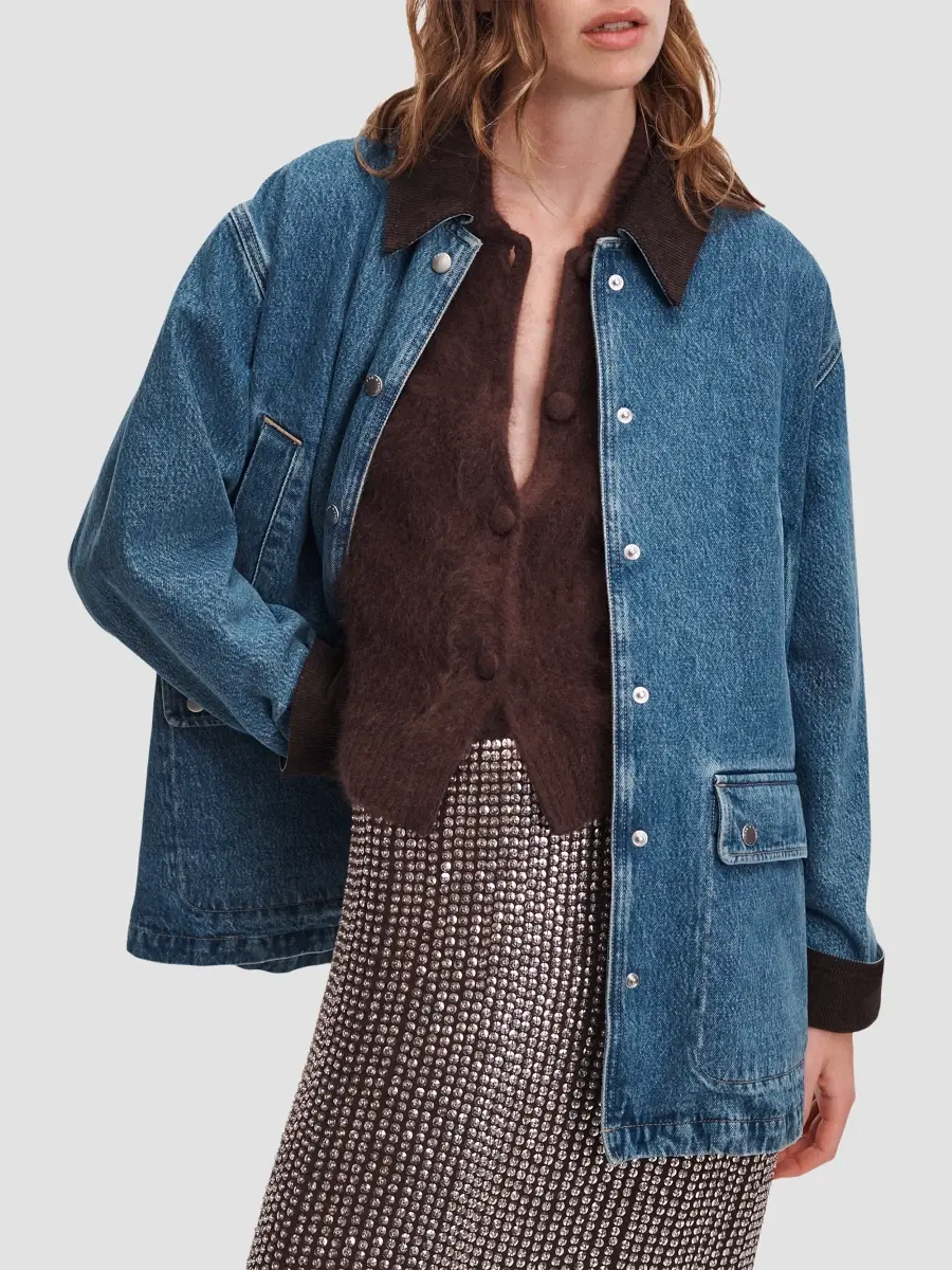rag & bone Women's Cassidy Oversized Denim Jacket | Thumbnail 3 rag & bone Women's Cassidy Oversized Denim Jacket | Thumbnail 3