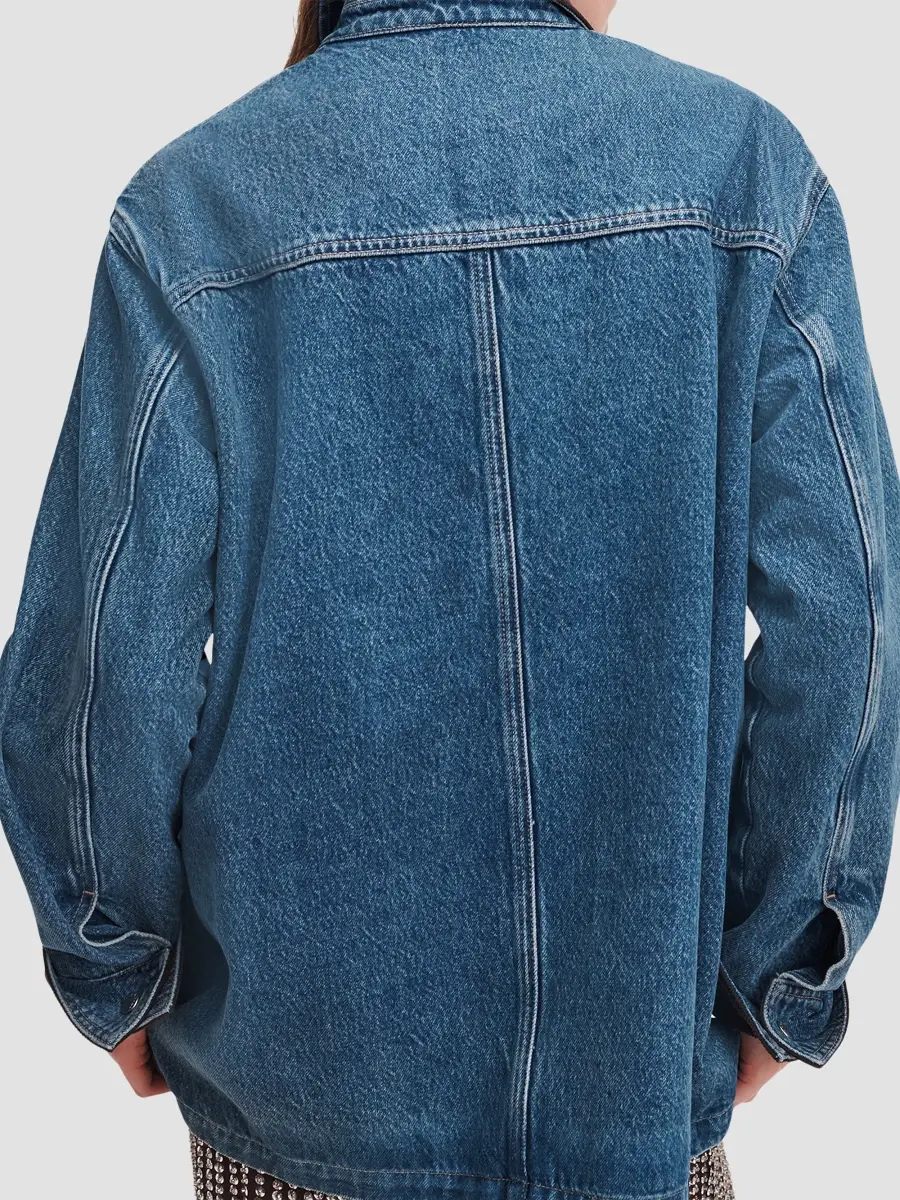 rag & bone Women's Cassidy Oversized Denim Jacket | Thumbnail 4 rag & bone Women's Cassidy Oversized Denim Jacket | Thumbnail 4