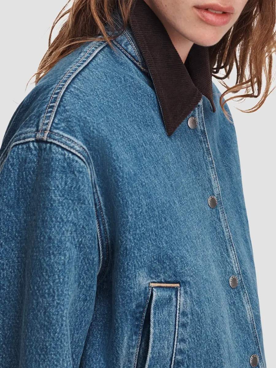 rag & bone Women's Cassidy Oversized Denim Jacket | Thumbnail 5 rag & bone Women's Cassidy Oversized Denim Jacket | Thumbnail 5
