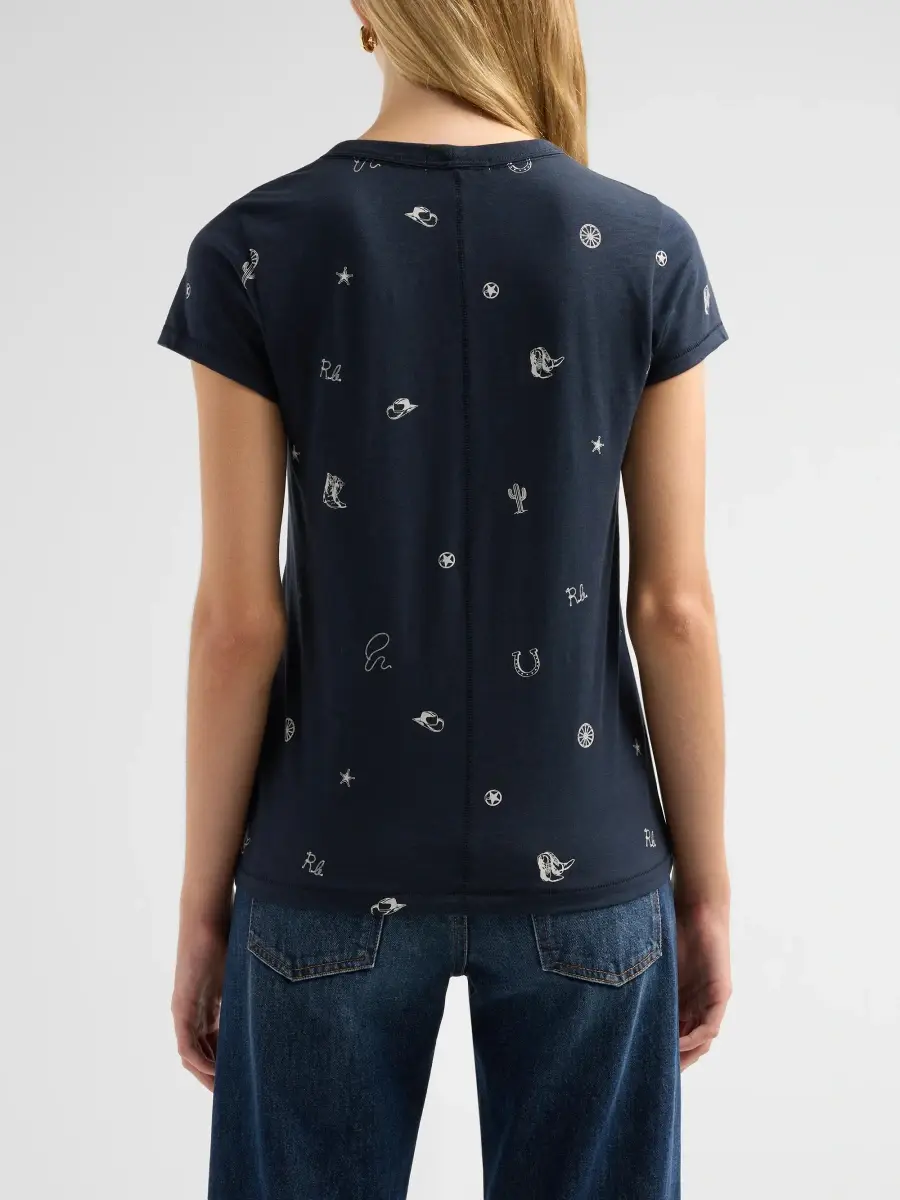 rag & bone Women's All Over Rodeo T-Shirt | Thumbnail 3 rag & bone Women's All Over Rodeo T-Shirt | Thumbnail 3