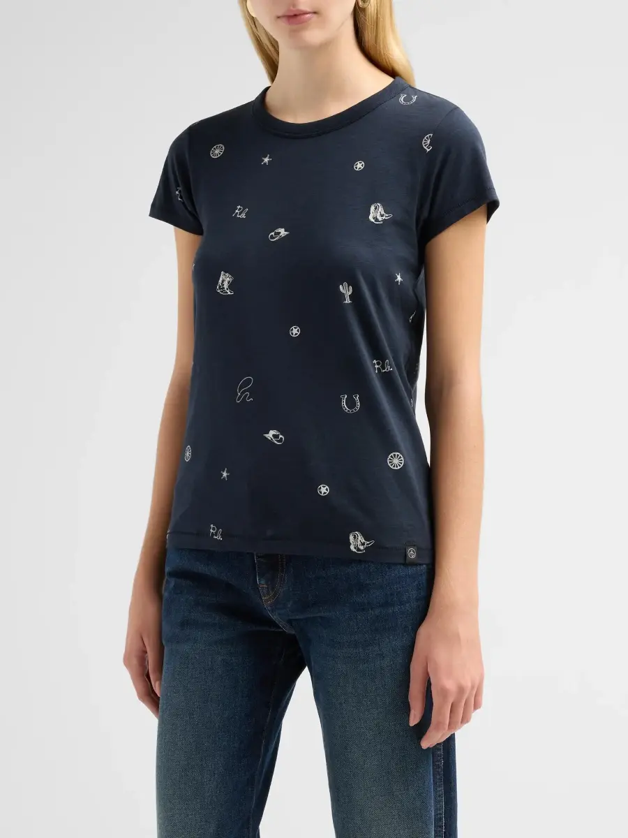 rag & bone Women's All Over Rodeo T-Shirt | Thumbnail 4 rag & bone Women's All Over Rodeo T-Shirt | Thumbnail 4