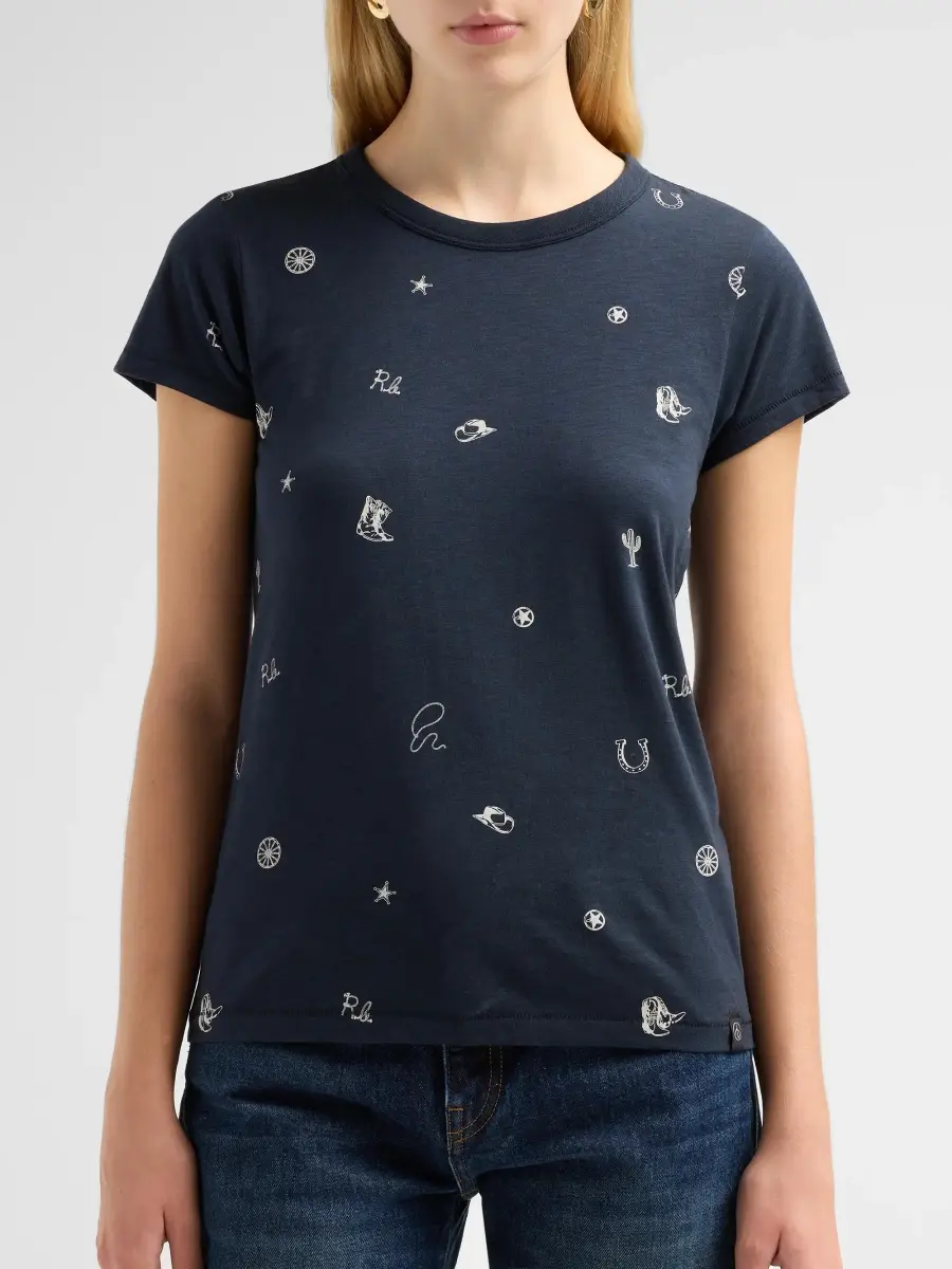 rag & bone Women's All Over Rodeo T-Shirt | Thumbnail 5 rag & bone Women's All Over Rodeo T-Shirt | Thumbnail 5
