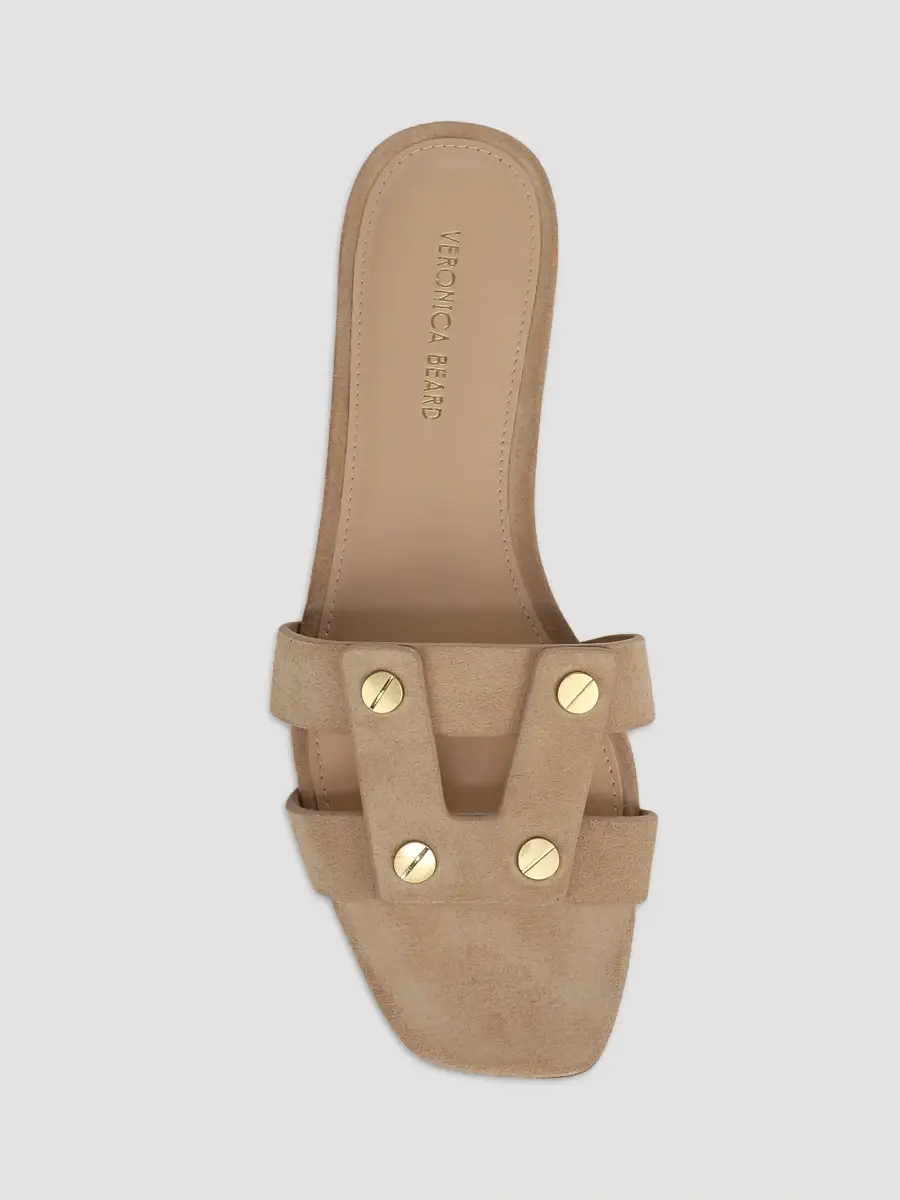 Veronica Beard Women's Via Slide Leather Sandals | Thumbnail 4 Veronica Beard Women's Via Slide Leather Sandals | Thumbnail 4