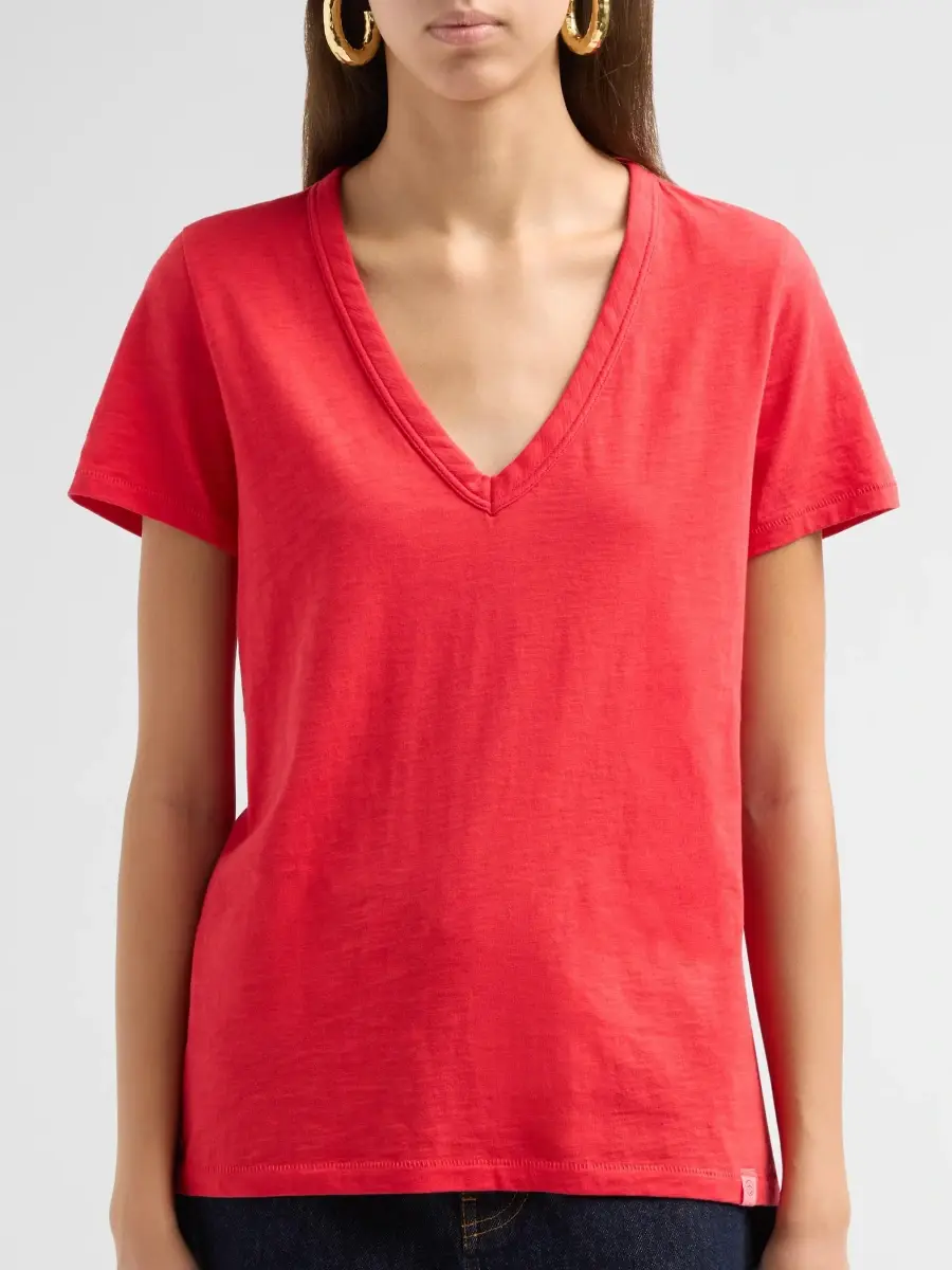 rag & bone Women's The Slub Vee V-Neck T-Shirt | Thumbnail 5 rag & bone Women's The Slub Vee V-Neck T-Shirt | Thumbnail 5