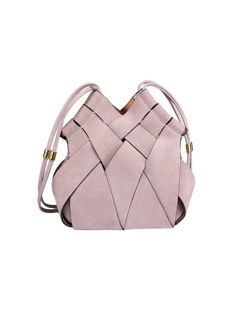 Women's Charlotte Woven Suede Crossbody Bag Women's Charlotte Woven Suede Crossbody Bag