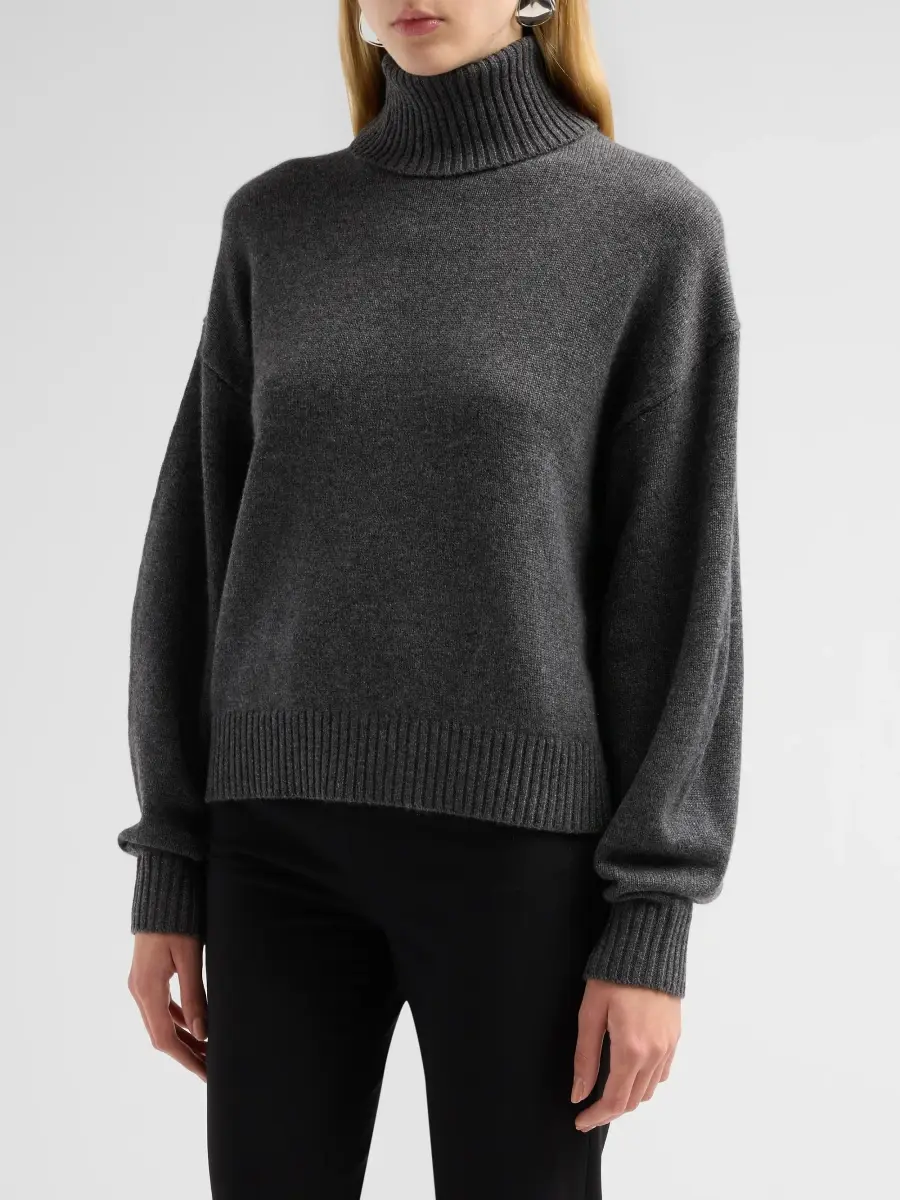 Theory Women's Cashmere Turtleneck Sweater | Thumbnail 4 Theory Women's Cashmere Turtleneck Sweater | Thumbnail 4