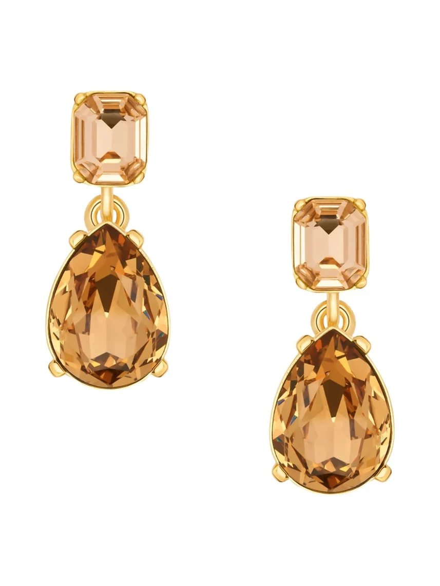 Women's Goldtone & Glass Crystal Drop Earrings
