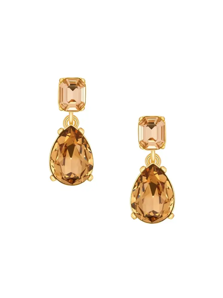 Women's Goldtone & Glass Crystal Drop Earrings