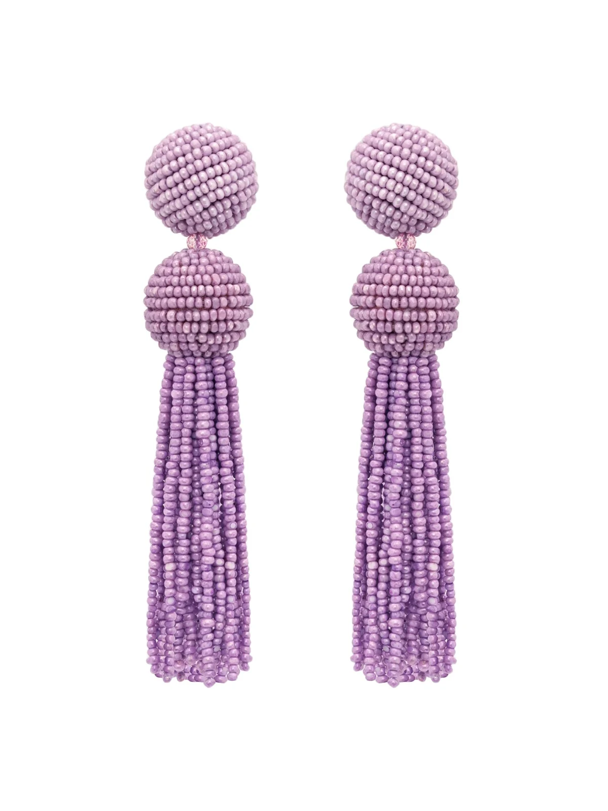 Oscar de la Renta Women's Beaded Tassel Drop Earrings