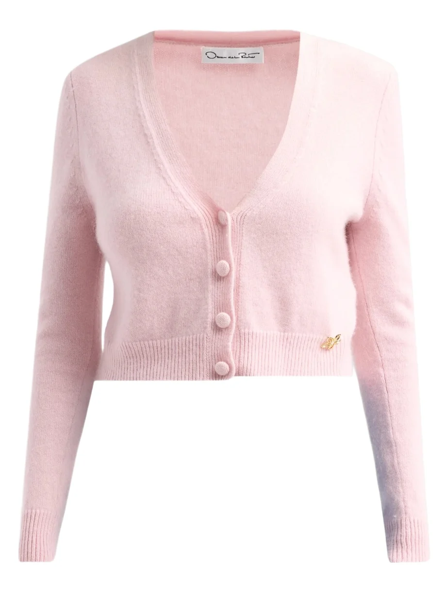 Oscar de la Renta Women's Cashmere V-Neck Cardigan