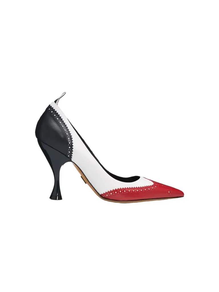Thom Browne Women's 90MM Wingtip Leather Pumps