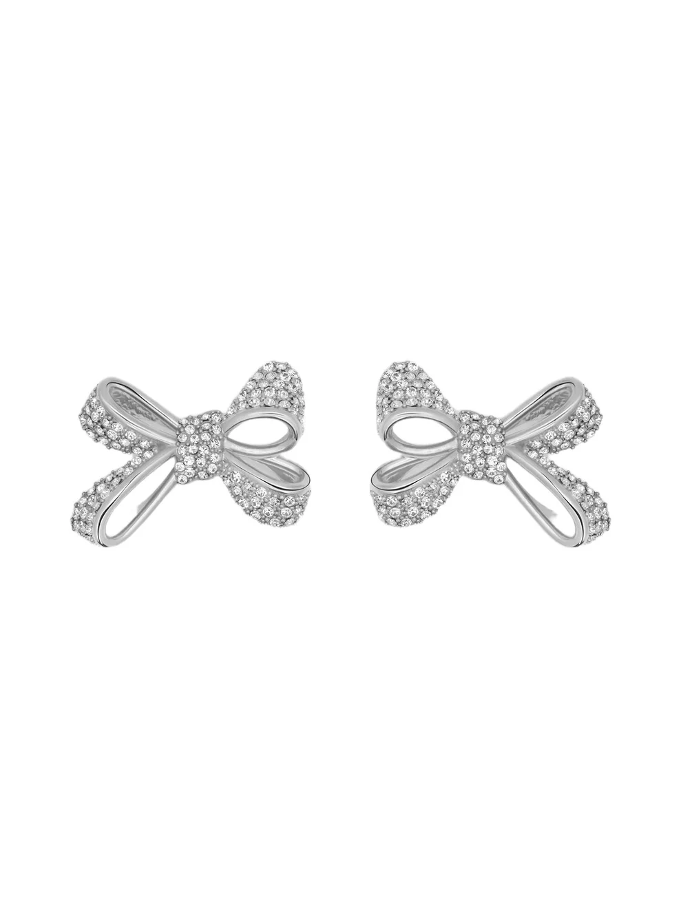 Oscar de la Renta Women's Goldtone & Glass Crystal Bow Stud Earrings