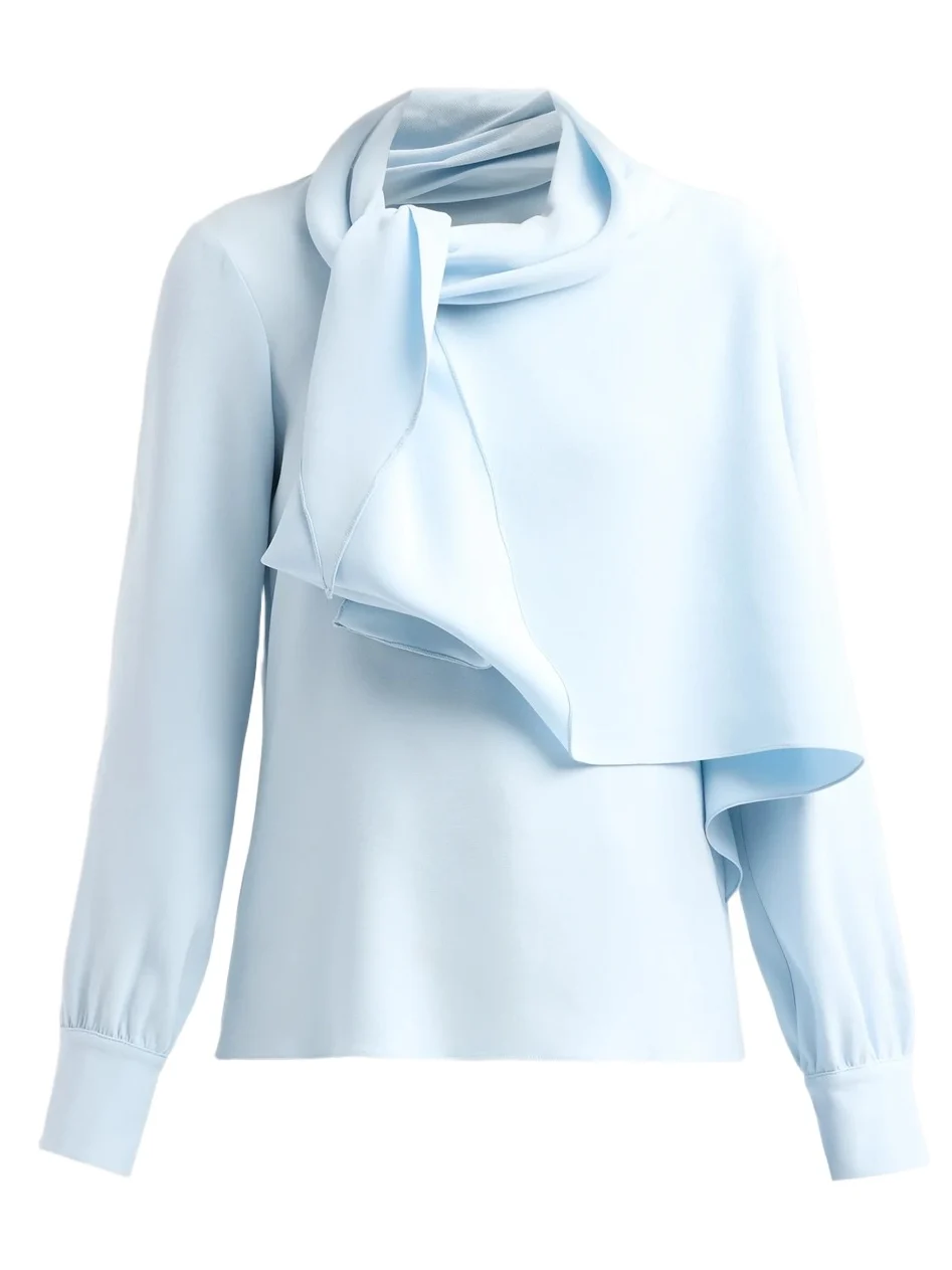 Women's Tieneck Georgette Blouse Women's Tieneck Georgette Blouse