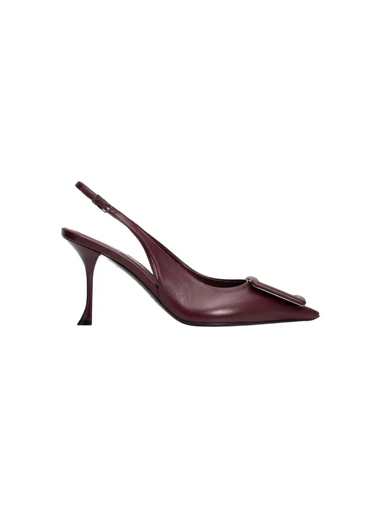 Women's Viv In The City 85MM Leather Slingback Pumps Women's Viv In The City 85MM Leather Slingback Pumps